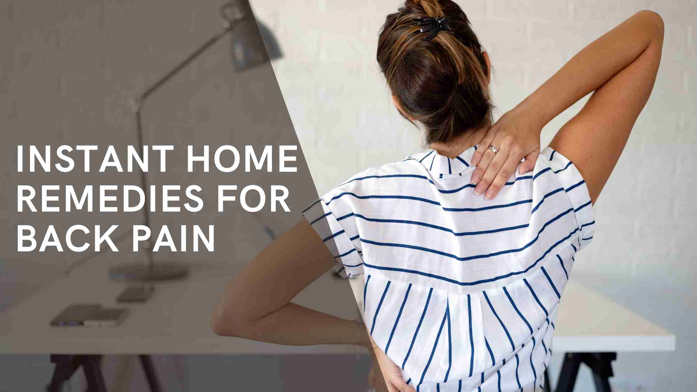 women sitting on work station, Illustration of Ergonomic Sitting for Home Remedies for Back Pain